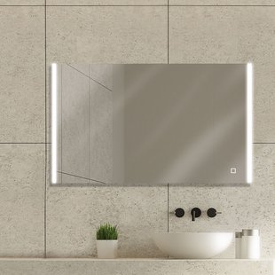 Klassieke Badkamerspiegel Grant - Rechthoekig - 100x60 Cm