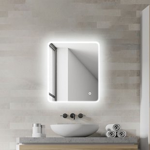 Klassieke Badkamerspiegel Renzo - Rechthoekig - 60x70 Cm