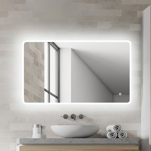 Klassieke Badkamerspiegel Renzo - Rechthoekig - 120x70 Cm