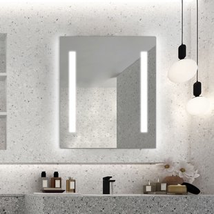 Klassieke Badkamerspiegel Scott - Rechthoekig - 60x70 Cm