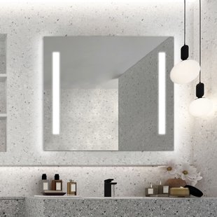 Klassieke Badkamerspiegel Scott - Rechthoekig - 80x70 Cm