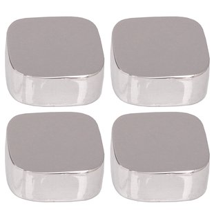 Spiegelklemmen Chroom 4 Stuks