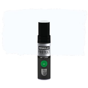 Renaulac Lak Protect - Mat - Verkeerswit Ral 9016 - 12ml