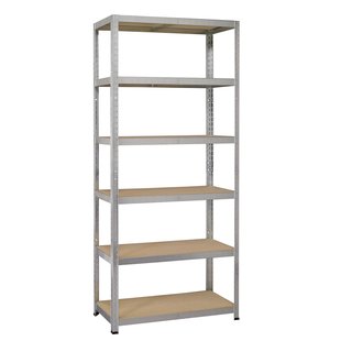 Avasco Stellingkast - Strong - 196x100x40cm - Draagkracht 175kg - Gegalvaniseerd Metaal