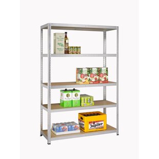 Avasco Stellingkast - Strong - 196x100x50cm - Draagkracht 175kg - Metaal Galvanisch