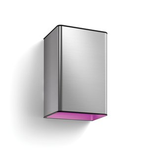 Philips Hue Resonate Wandlamp - Wit En Gekleurd Licht - Roestvrij Staal