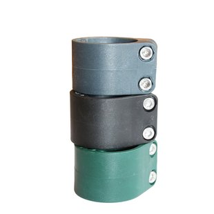 Giardino Midden/eindklem Plastiek Profielpaal Zwart 48mm