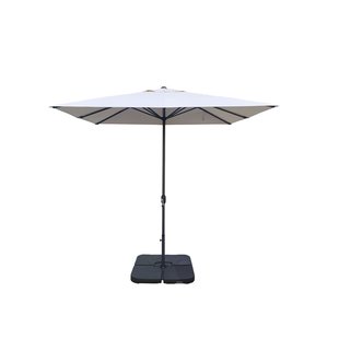 Easywind Stokparasol - 300x300cm - Beige - Acryl 208g/m² Aluminium Staal Windbestendig