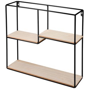 Duraline Wandbox Hout/zwart 40x40 Cm