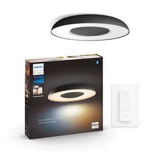 Philips Hue Plafondlamp Still Zwart ⌀39cm 22,5w Met Dimmer Switch