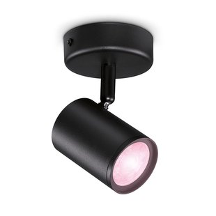 Wiz Opbouwspot Imageo Zwart Gekleurd Licht Gu10 5w