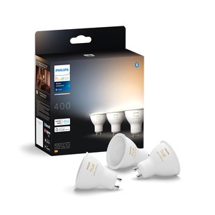 Philips Hue Slimme Ledspot Aanpasbaar Wit Gu10 5w Set Van 3