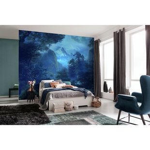 Fotobehang Midnight - Blauw - 2,80m X 400cm