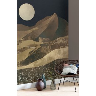 Fotobehang Mountain Spike - Bruin - 2,80m X 200cm