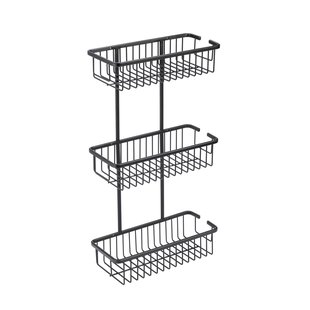 Aquavive Doucherek Drielaags Rechthoek Zwart