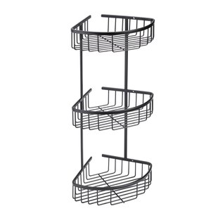 Aquavive Doucherek Driehoek Drielaags Zwart