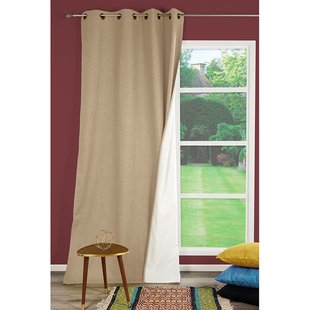 Bella Verduisterend En Isolerend Kant En Klaar Gordijn Beige 140 X 260 Cm