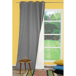 Bella Verduisterend En Isolerend Kant En Klaar Gordijn Grijs 140 X 260 Cm