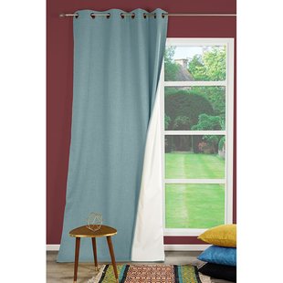 Bella Verduisterend En Isolerend Kant En Klaar Gordijn Blauw 140 X 260 Cm