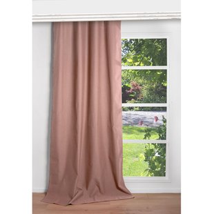 Helsinki Verduisterend Kant En Klaar Gordijn Laurierroze 135 X 260 Cm