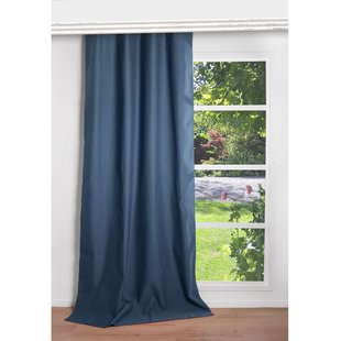 Helsinki Verduisterend Kant En Klaar Gordijn Marineblauw 140 X 260 Cm
