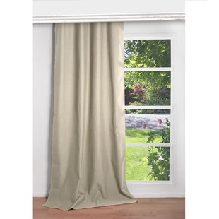 Helsinki Verduisterend Kant En Klaar Gordijn Stone Beige 135 X 260 Cm