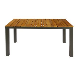 Central Park Tuintafel Limoux Aluminium Teakhout 152x90cm