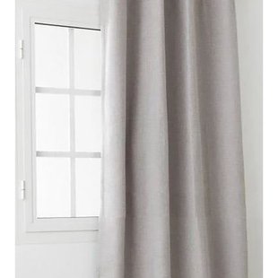Boréal Verduisterend En Isolerend Kant En Klaar Gordijn Lichtgrijs 140 X 260 Cm