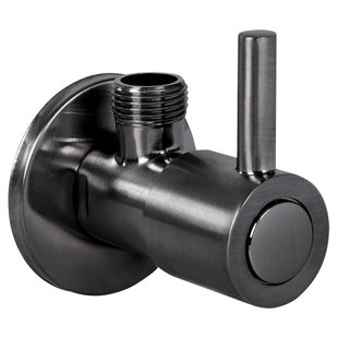 Differnz Hoekstopkraan 1/2x3/8 Gunmetal