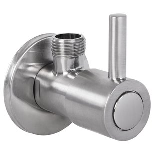 Differnz Hoekstopkraan 1/2x3/8 Mat Chroom