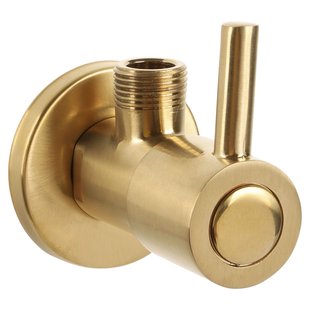 Differnz Hoekstopkraan 1/2x3/8 Mat Goud