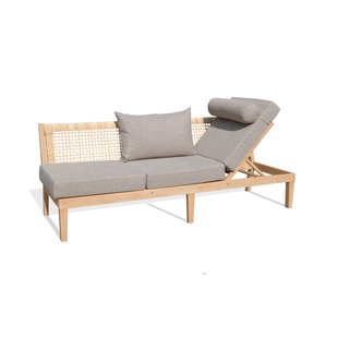 Central Park Loungebed Atrani Eucalyptus Wicker 194x69x75cm