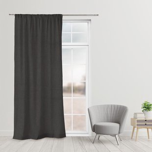 Helsinki Verduisterend Kant En Klaar Gordijn Donkergrijs 135 X 260 Cm