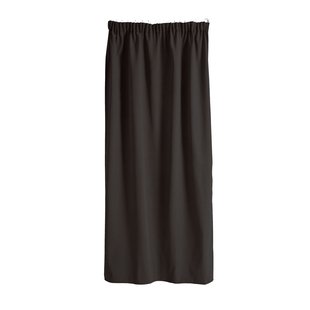 Chicaco Lichtdoorlatend Kant En Klaar Gordijn Zwart 140 X 260 Cm