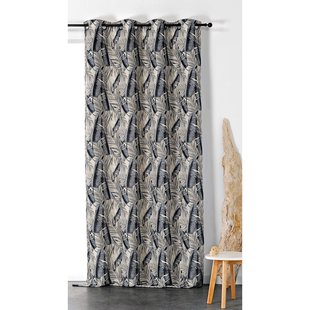 Java Verduisterend Kant En Klaar Gordijn Blauw 135 X 250 Cm