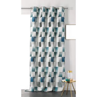 Ottawa Verduisterend Kant En Klaar Gordijn Blauw 135 X 285 Cm