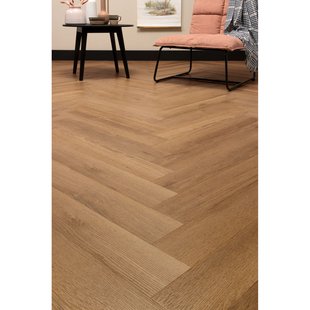 Cando Pvc Visgraat Vloer - Click De Luxe - Natuur Eiken - 4-zijdige Micro V-groef - 7mm - 2,07m²