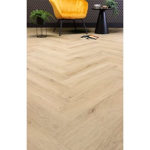 Cando Pvc Visgraat Vloer - Create - Klassiek Eiken - 4-zijdige V-groef - 5mm - 1,875m²
