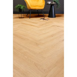 Cando Pvc Visgraat Vloer - Create - Industrieel Eiken - 4-zijdige V-groef - 5mm - 1,875m²