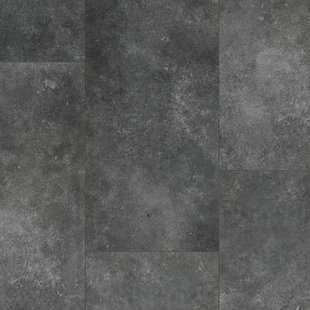Cando Pvc Vloer Tegel - Feel Xl - Donker Antraciet - 4-zijdige V-groef - 6mm - 1,64m²