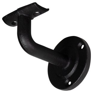 Cando Trapleuninghouder Colchester - Mat - Zwart - 2 Stuks