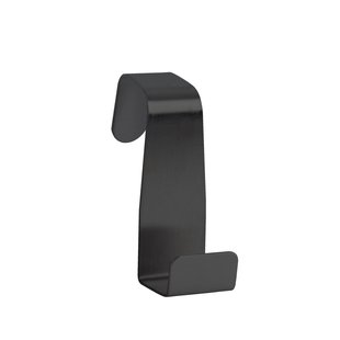 Deurhaak 2x1 Zwart 25x70mm