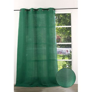 Lichtdoorlatend Kant En Klaar Gordijn Dennengroen 140 X 245 Cm