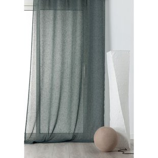 Micao Kant En Klaar Inbetween Gordijn Groen 145 X 240 Cm