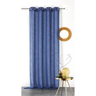 Julie Kant En Klaar Inbetween Gordijn Blauw 140 X 240 Cm