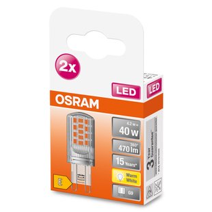 Osram Led Capsule Pin - Warm Wit - G9 - 4,2w - 2 Stuks