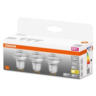 Osram Ledspot Star - Warm Wit - Gu10 - 2,6w - 3 Stuks