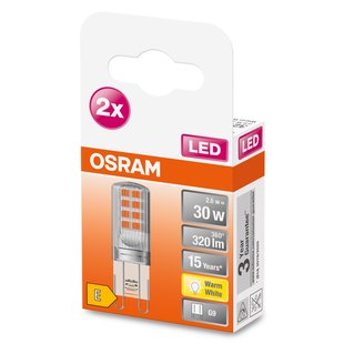 Osram Led Capsule Pin - Warm Wit - G9 - 2,6w - 2 Stuks