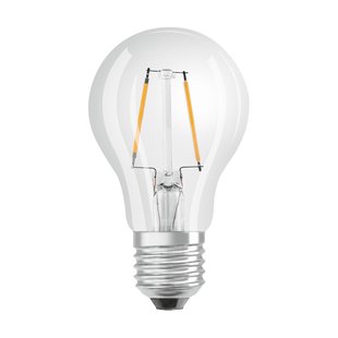 Osram Ledfilamentlamp Peertje Retrofit - D6cm - Warm Wit - E27 - 2,5w