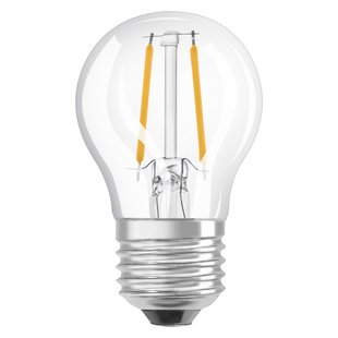 Osram Ledfilamentlamp Peertje Retrofit - D4,5cm - Dimbaar - Warm Wit - E27 - 4,8w